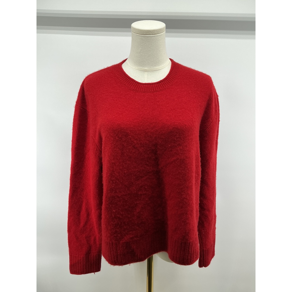 Mongolian Cashmere Boxy Crewneck Sweater